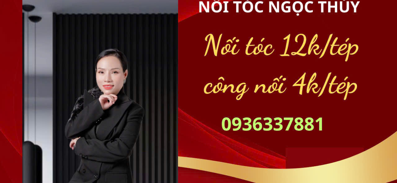 Bạn sợ hãi các kỹ thuật nối tóc củ vì mối nối quá to và đau. Tặng Miễn phí 2 chùm tóc nối lông vũ 9D